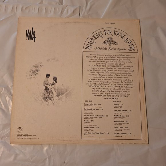 Rhapsodies for young lovers lp record - Picture 4 of 4